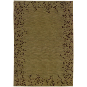 Oriental Weavers Allure Indoor Area Rug - Eclectic Design, Durable Nylon Construction For Active Lifestyles And Style Green,Brown Nylon Al04e10