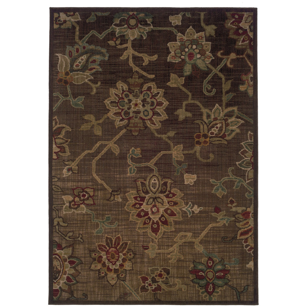 Oriental Weavers Allure 054a1 Stylish Indoor Area Rug - Versatile Design, Durable Nylon For Active Lifestyles Beige,Red Nylon All054a1300390st