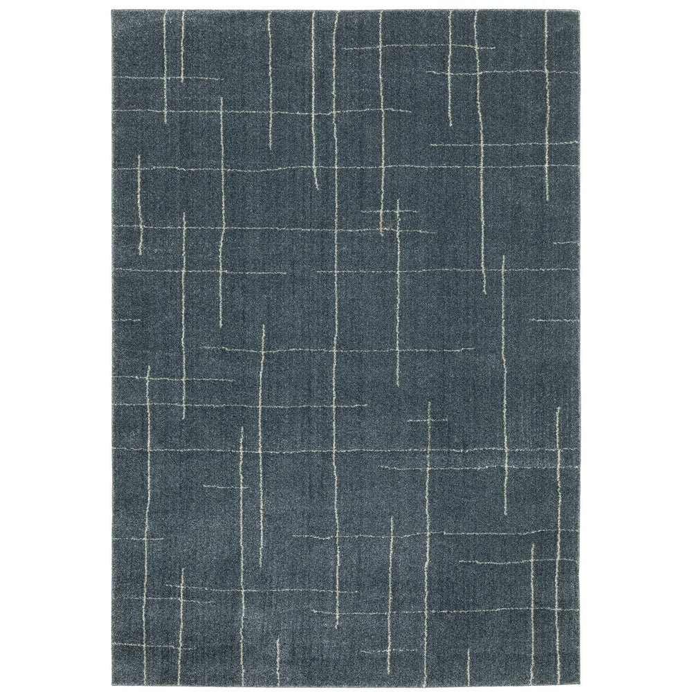 Oriental Weavers Alton Indoor Area Rug - Luxurious Power-loomed Design With Soft Tri-colored Yarn And Unique Texture Blue,Gray Polyester A040b9160230st