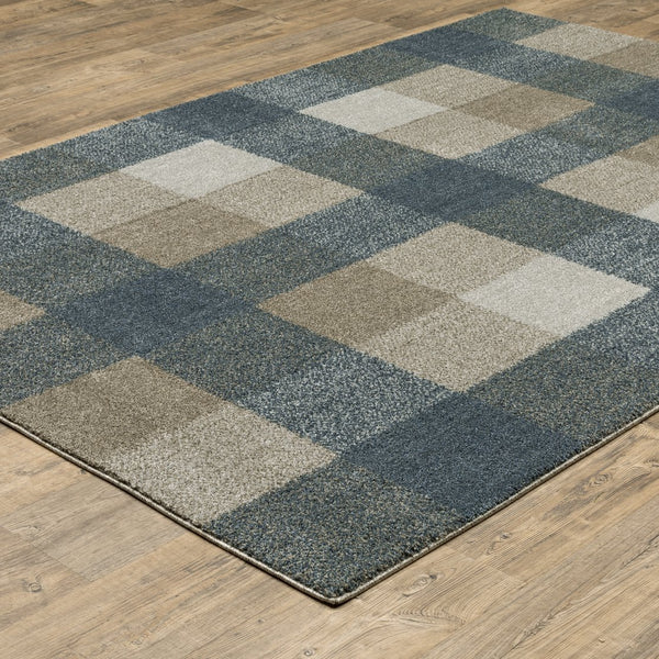 Oriental Weavers Alton Indoor Area Rug – Luxuriously Soft, Textured Design In Trendy Multifaceted Shades For Your Home Teal,Grey Polyester A5093x100152st