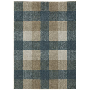 Oriental Weavers Alton Indoor Area Rug – Luxuriously Soft, Textured Design In Trendy Multifaceted Shades For Your Home Teal,Grey Polyester A5093x100152st