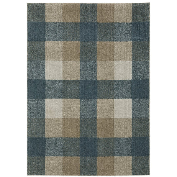 Oriental Weavers Alton Indoor Area Rug – Luxuriously Soft, Textured Design In Trendy Multifaceted Shades For Your Home Teal,Grey Polyester A5093x100152st