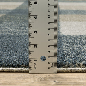 Oriental Weavers Alton Indoor Area Rug – Luxuriously Soft, Textured Design In Trendy Multifaceted Shades For Your Home Teal,Grey Polyester A5093x068230st