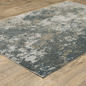 Oriental Weavers Alton Indoor Area Rug - Soft, Textured Polyester With Trendy Deep Blue And Warm Gray Shades Teal,Grey Polyester A531l9160230st