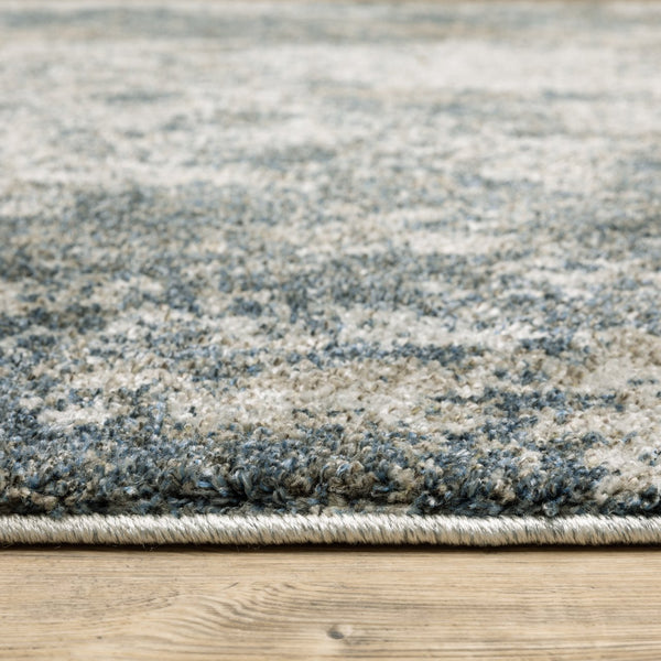 Oriental Weavers Alton Indoor Area Rug - Soft, Textured Polyester With Trendy Deep Blue And Warm Gray Shades Teal,Grey Polyester A531l9160230st