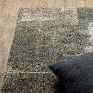 Oriental Weavers Alton Indoor Area Rug - Luxuriously Soft, Multi-tonal Design With Dense Texture For Trendy Spaces Teal,Grey Polyester A532b9160230st