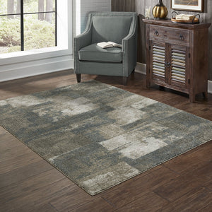 Oriental Weavers Alton Indoor Area Rug - Luxuriously Soft, Multi-tonal Design With Dense Texture For Trendy Spaces Teal,Grey Polyester A532b9160230st