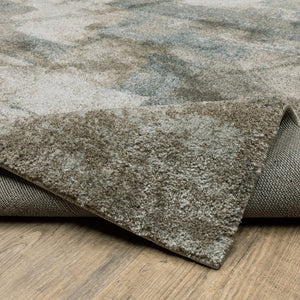 Oriental Weavers Alton Indoor Area Rug - Luxuriously Soft, Multi-tonal Design With Dense Texture For Trendy Spaces Teal,Grey Polyester A532b9160230st