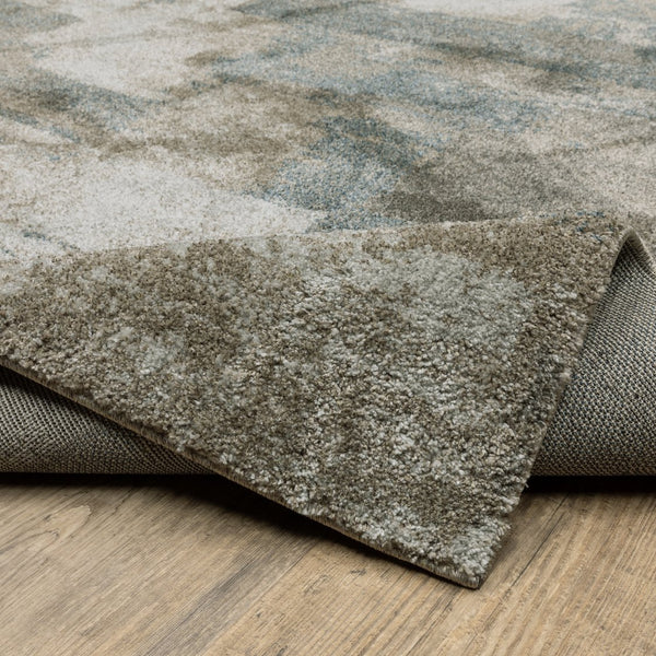 Oriental Weavers Alton Indoor Area Rug - Luxuriously Soft, Multi-tonal Design With Dense Texture For Trendy Spaces Teal,Grey Polyester A532b9160230st