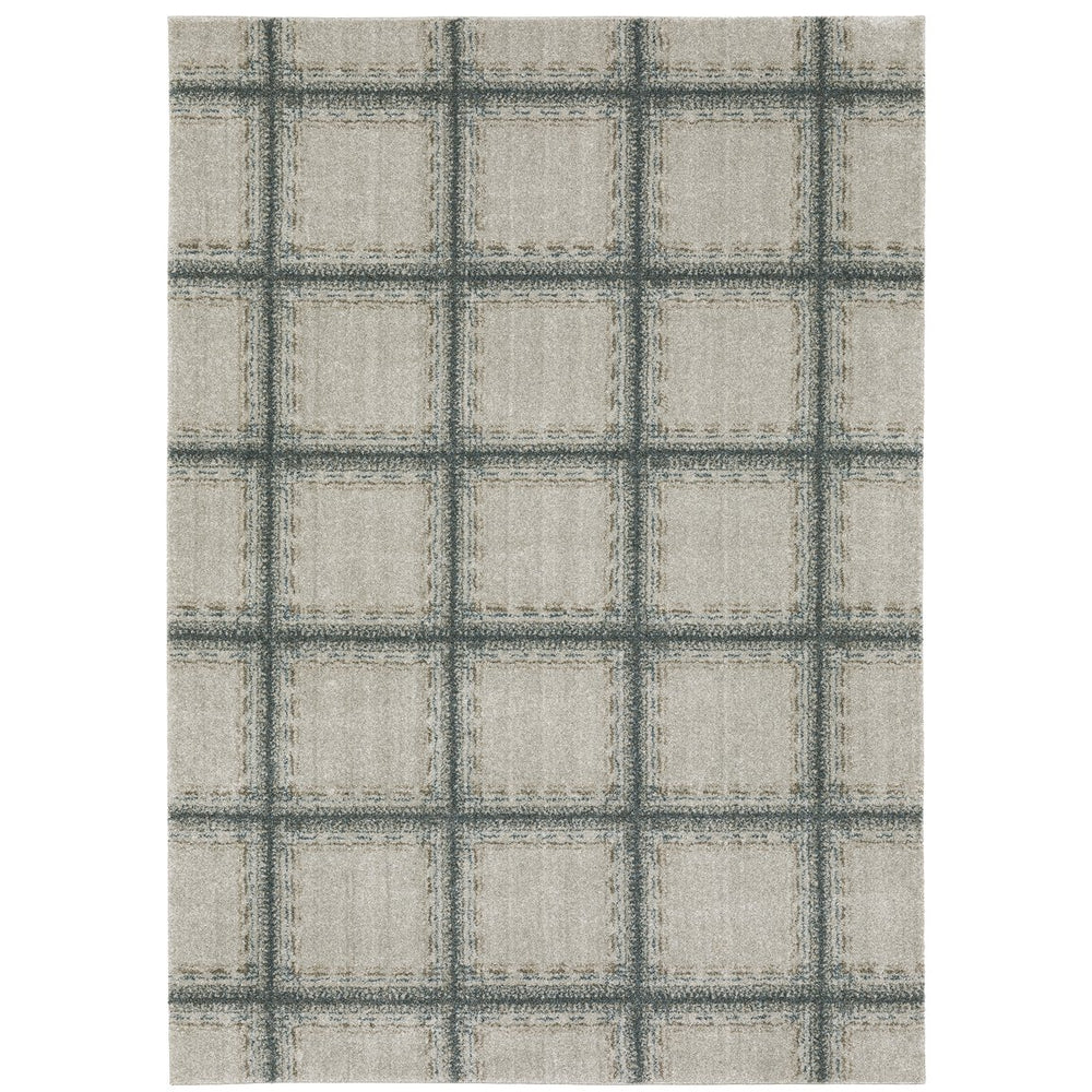 Oriental Weavers Alton Indoor Area Rug - Soft Tri-colored Polyester With Dense Texture, Trendy Design For Any Space Grey,Teal Polyester A092e9160230st