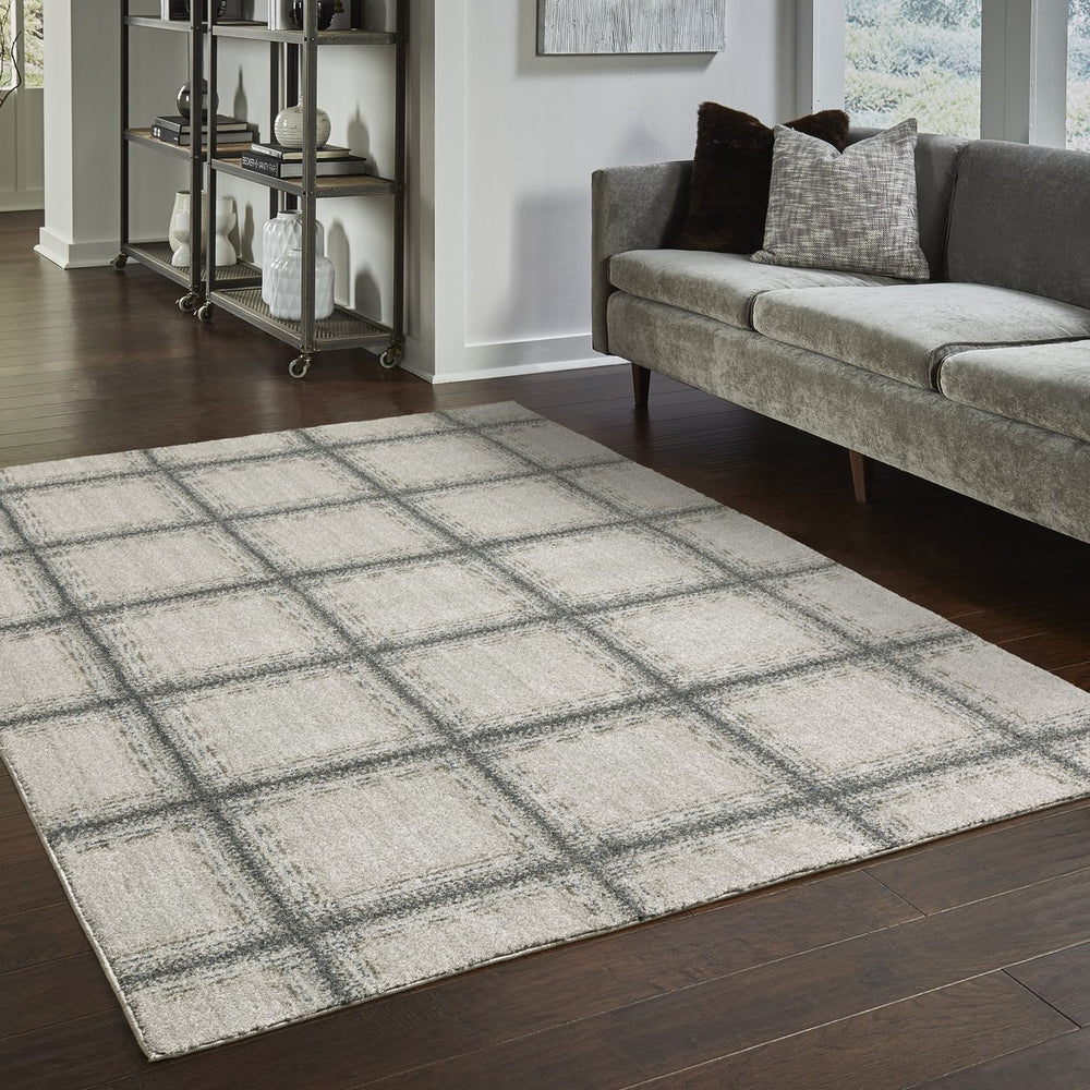 Oriental Weavers Alton Indoor Area Rug - Soft Tri-colored Polyester With Dense Texture, Trendy Design For Any Space Grey,Teal Polyester A092e9160230st
