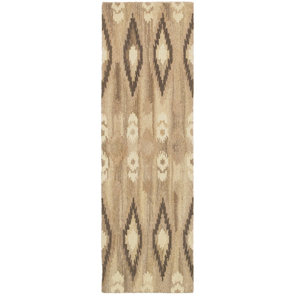 Oriental Weavers Anastasia Handmade Natural Area Rug - Timeless Woven Textile Patterns For A Cozy Home Atmosphere Beige,Ivory Wool A68001076244st