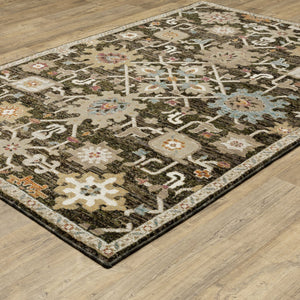 Oriental Weavers Andorra Indoor Area Rug - Luxurious, Soft Pile With Over 200 Colors In Vibrant Jewel Tones Brown,Multi Polypropylene A2396b200300st