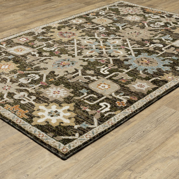 Oriental Weavers Andorra Indoor Area Rug - Luxurious, Soft Pile With Over 200 Colors In Vibrant Jewel Tones Brown,Multi Polypropylene A2396b200300st
