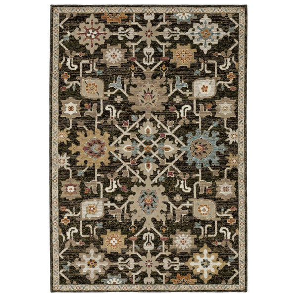 Oriental Weavers Andorra Indoor Area Rug - Luxurious, Soft Pile With Over 200 Colors In Vibrant Jewel Tones Brown,Multi Polypropylene A2396b200300st