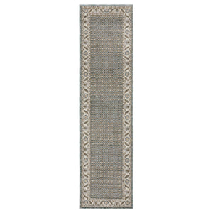 Oriental Weavers Andorra Indoor Area Rug - Luxurious Soft Pile With Over 200 Colors In Vintage Modern Styling Blue,Ivory Polypropylene A2429a067253st