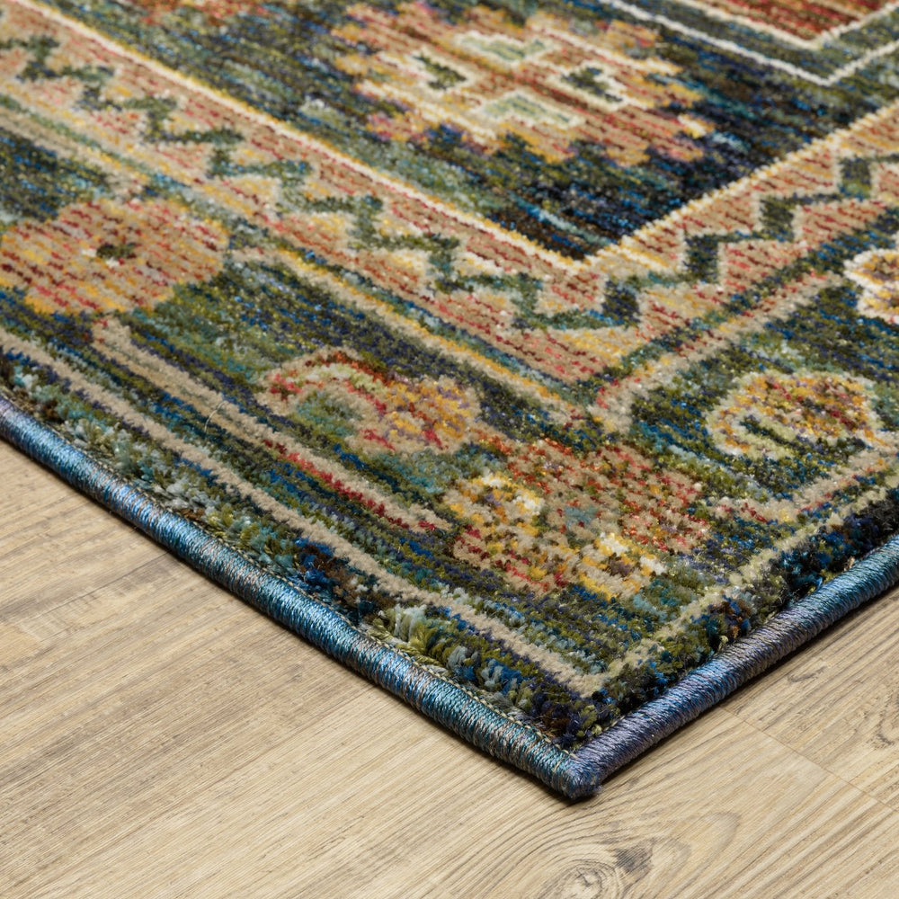 Oriental Weavers Andorra Indoor Area Rug - Luxurious Handcrafted Design With Over 200 Stunning Colors For Any Space Blue,Multi Polypropylene A2442a240343st