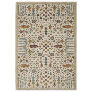Oriental Weavers Andorra Luxurious Indoor Area Rug - Stunning Weaving Technology With Vibrant Jewel Tones & Soft Pile Ivory,Gold Polypropylene A2449b260370st