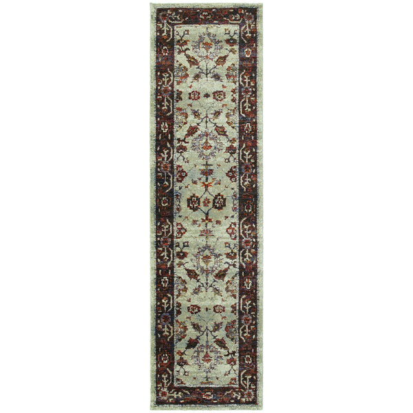 Oriental Weavers Andorra Indoor Area Rug – Luxurious Blend Of Over 200 Colors For Vintage Modern Style Décor Stone,Red Polypropylene A6842d067253st