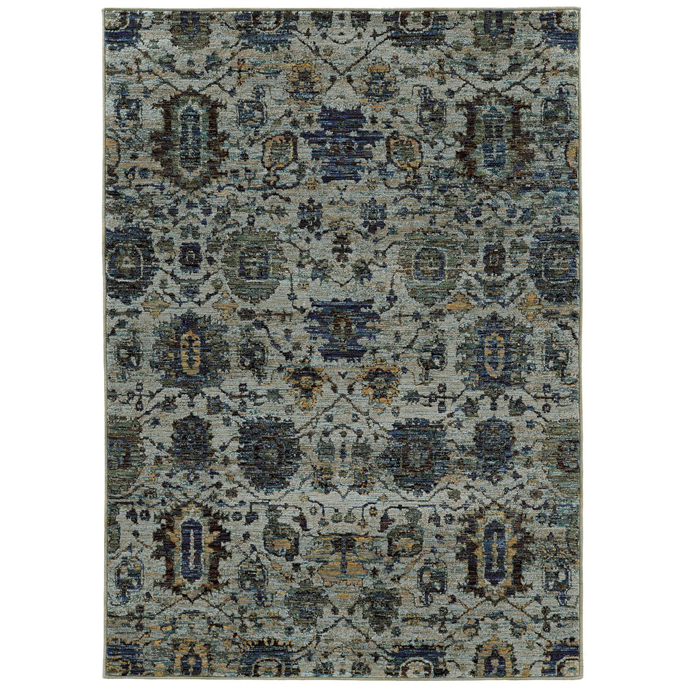 Oriental Weavers Andorra Indoor Area Rug - Luxurious Soft Pile With 200+ Colors In Vintage-inspired Modern Design Blue,Navy Polypropylene A7120a058100st