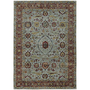 Oriental Weavers Andorra Indoor Area Rug – Luxurious Soft Pile In Stunning Jewel Tones, Perfect For Modern Spaces Blue,Red Polypropylene A7155a117170st