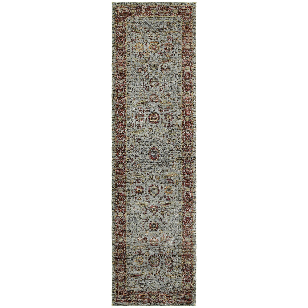 Oriental Weavers Andorra Indoor Area Rug – Luxurious Soft Pile In Stunning Jewel Tones, Perfect For Modern Spaces Blue,Red Polypropylene A7155a067253st