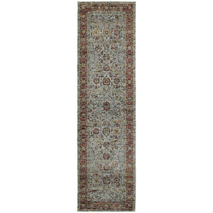 Oriental Weavers Andorra Indoor Area Rug – Luxurious Soft Pile In Stunning Jewel Tones, Perfect For Modern Spaces Blue,Red Polypropylene A7155a067253st