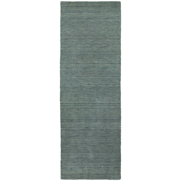 Oriental Weavers Aniston Handwoven Wool Indoor Area Rug - Luxurious Heathered Design For Stylish Home Décor Light Blue Wool A27101076244st
