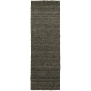 Oriental Weavers Aniston Handwoven Wool Indoor Area Rug - Luxurious Heathered Hues For Timeless Sophistication Charcoal Wool A27102076244st