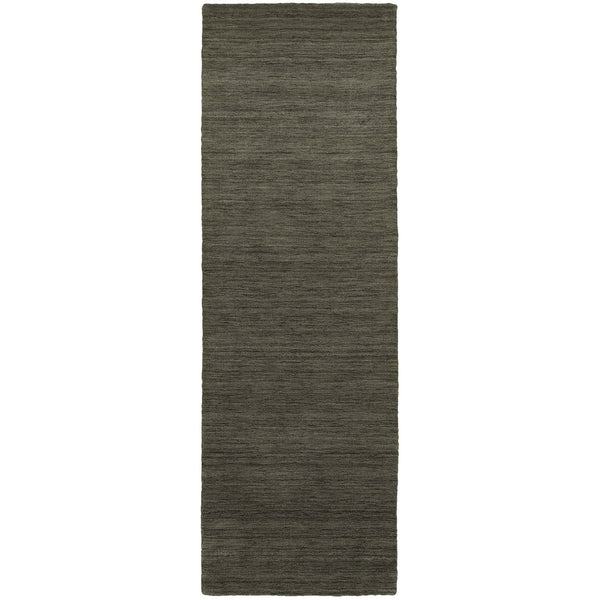 Oriental Weavers Aniston Handwoven Wool Indoor Area Rug - Luxurious Heathered Hues For Timeless Sophistication Charcoal Wool A27102076244st