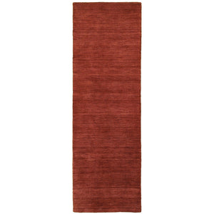 Oriental Weavers Aniston Handwoven Wool Indoor Area Rug - Luxurious Heathered Hues For Sophisticated Style Rust Wool A27103076244st