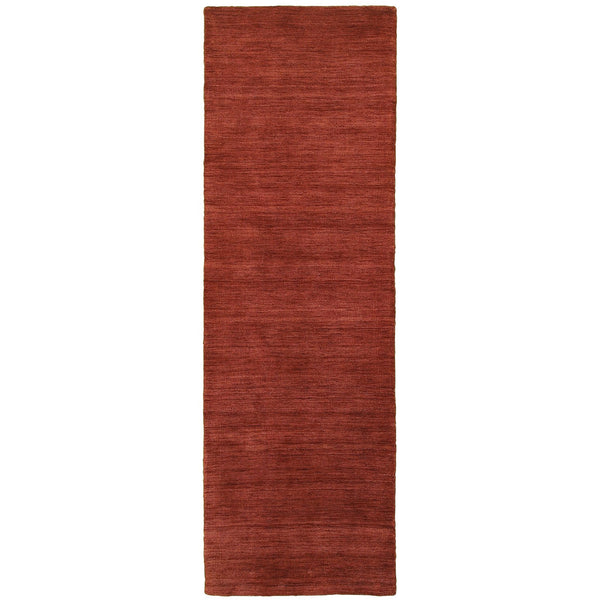 Oriental Weavers Aniston Handwoven Wool Indoor Area Rug - Luxurious Heathered Hues For Sophisticated Style Rust Wool A27103076244st