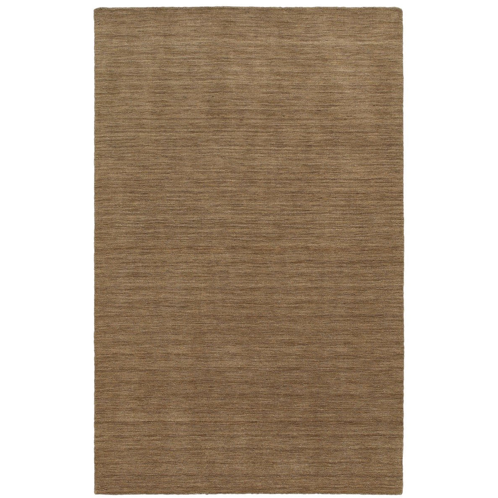 Oriental Weavers Aniston Handwoven Wool Area Rug - Luxurious Heathered Hues For Subtle Sophistication In Any Room Tan Wool A27104244305st