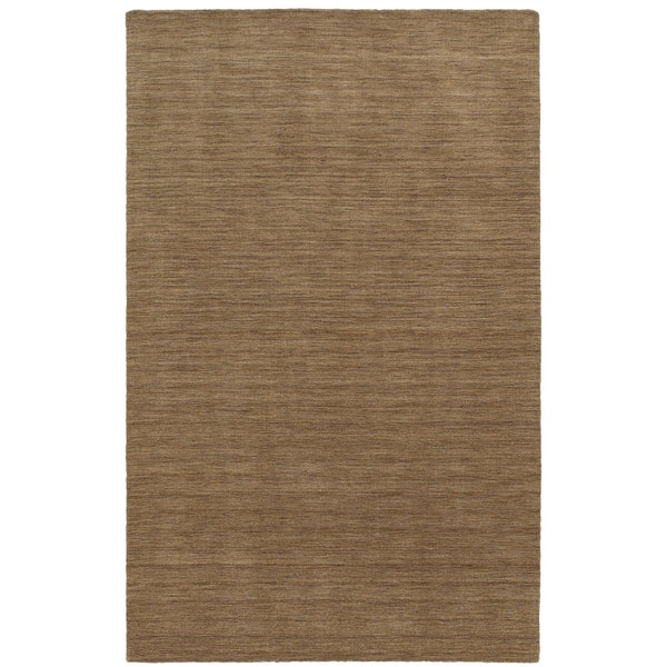 Oriental Weavers Aniston Handwoven Wool Area Rug - Luxurious Heathered Hues For Subtle Sophistication In Any Room Tan Wool A27104244305st