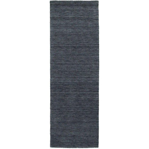 Oriental Weavers Aniston Handwoven Wool Indoor Area Rug – Luxurious Heathered Hues For Elegant Home Decor Navy Wool A27106076244st