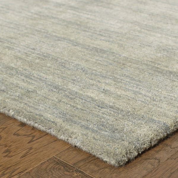 Oriental Weavers Aniston Handwoven Wool Area Rug - Luxurious Heathered Hues For Sophisticated Home Décor Grey Wool A27108076244st