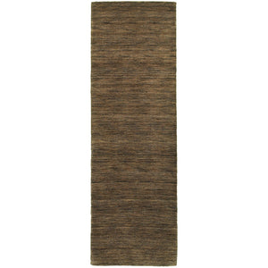 Oriental Weavers Aniston Handwoven Wool Indoor Area Rug - Luxurious Heathered Hues For Sophisticated Decor Brown Wool A27109076244st