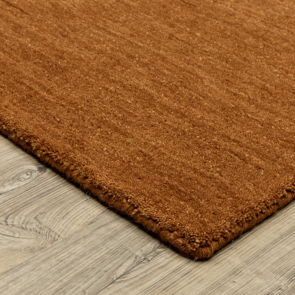 Oriental Weavers Aniston Hand-tufted Wool Area Rug - Luxurious Heathered Hues For Subtle Sophistication In Design Rust Wool A27118304396st