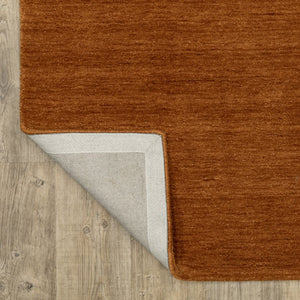 Oriental Weavers Aniston Hand-tufted Wool Area Rug - Luxurious Heathered Hues For Subtle Sophistication In Design Rust Wool A27118304396st