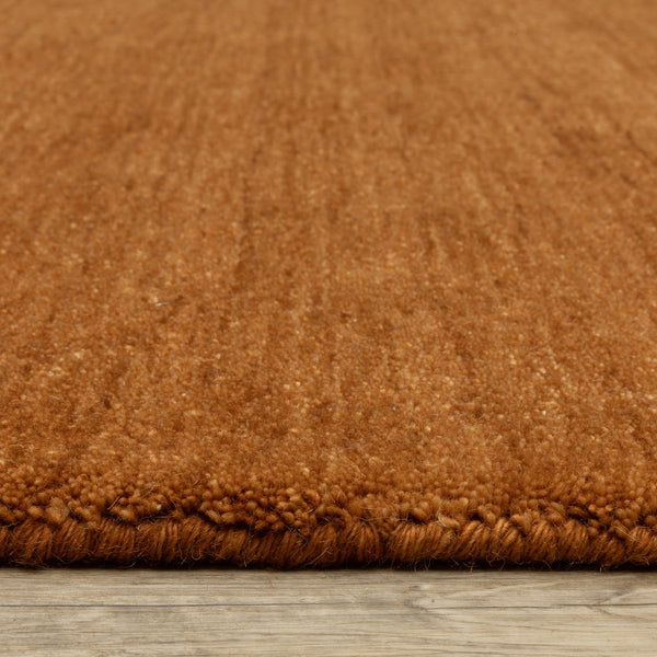 Oriental Weavers Aniston Hand-tufted Wool Area Rug - Luxurious Heathered Hues For Subtle Sophistication In Design Rust Wool A27118304396st