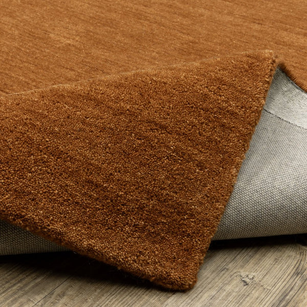 Oriental Weavers Aniston Hand-tufted Wool Area Rug - Luxurious Heathered Hues For Subtle Sophistication In Design Rust Wool A27118304396st