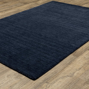 Oriental Weavers Aniston Luxurious Hand-tufted Wool Indoor Area Rug In Fashion-forward Neutral Hues For Elegance Navy,Blue Wool A27119243304st