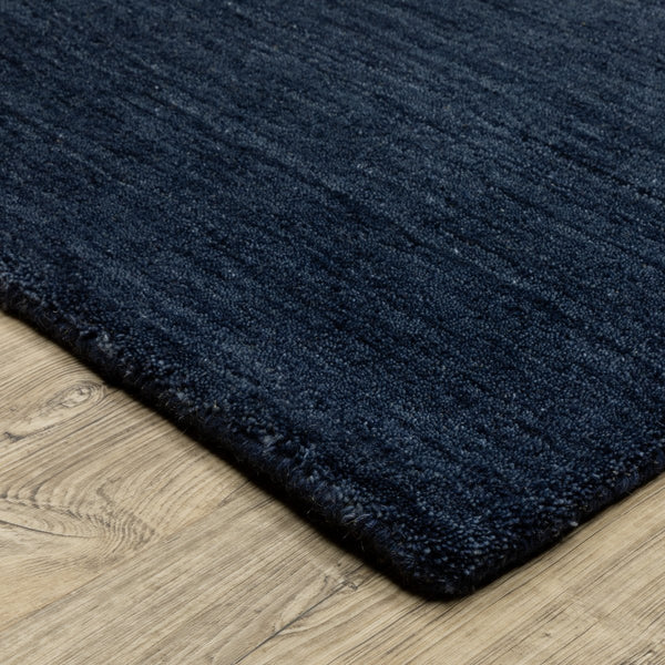 Oriental Weavers Aniston Luxurious Hand-tufted Wool Indoor Area Rug In Fashion-forward Neutral Hues For Elegance Navy,Blue Wool A27119243304st