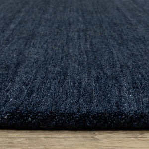 Oriental Weavers Aniston Luxurious Hand-tufted Wool Indoor Area Rug In Fashion-forward Neutral Hues For Elegance Navy,Blue Wool A27119243304st