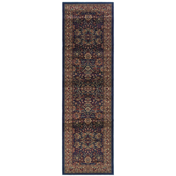 Oriental Weavers Ariana Indoor Area Rug - Exquisite Traditional Handcrafted Design With Vibrant Oriental Patterns Blue,Red Polypropylene A113b2080285st