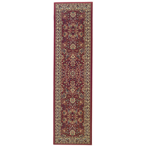 Oriental Weavers Ariana Indoor Area Rug - Traditional Handcrafted Design With Oriental Patterns For Modern Spaces Red,Ivory Polypropylene A113r3080285st