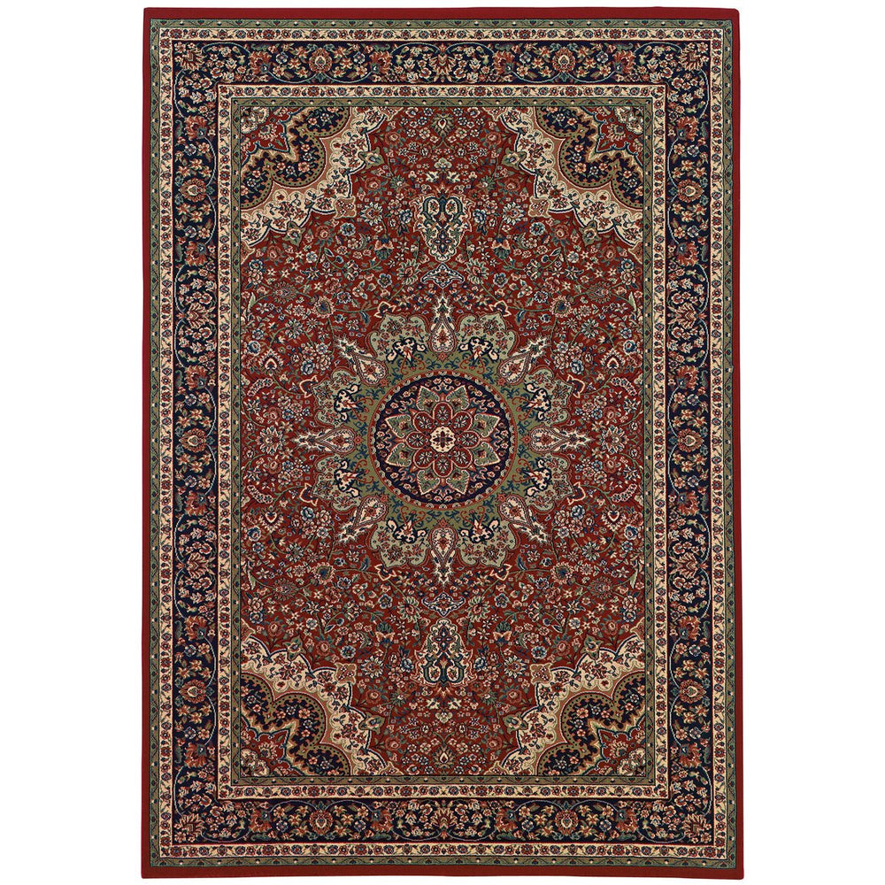 Oriental Weavers Ariana Indoor Area Rug - Masterful Traditional Craftsmanship With Stunning Oriental Patterns Red,Blue Polypropylene A116r3120180st
