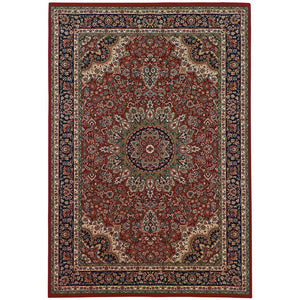 Oriental Weavers Ariana Indoor Area Rug - Masterful Traditional Craftsmanship With Stunning Oriental Patterns Red,Blue Polypropylene A116r3120180st