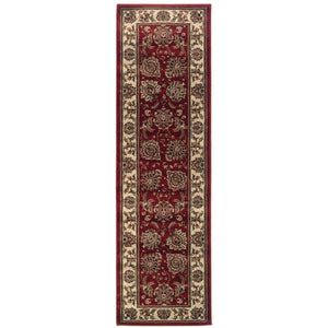 Oriental Weavers Ariana Indoor Area Rug - Exquisite Traditional Design With Modern Hues For Timeless Elegance Red,Ivory Polypropylene A117c3080285st