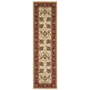 Oriental Weavers Ariana Handcrafted Ivory And Red Indoor Area Rug – Timeless Elegance With Rich Oriental Patterns Ivory,Red Polypropylene A117j3068235st